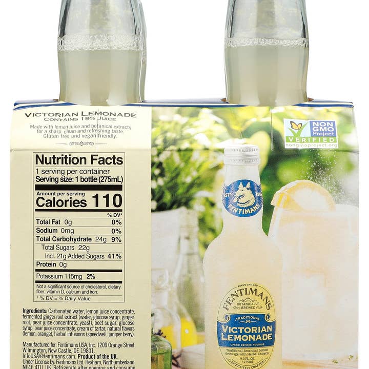 Everyday Supply Co - Wholesale Soda/Carbonated Drink - FENTIMANS BEV 4PK LMNADE VCTRN - Case of 61
