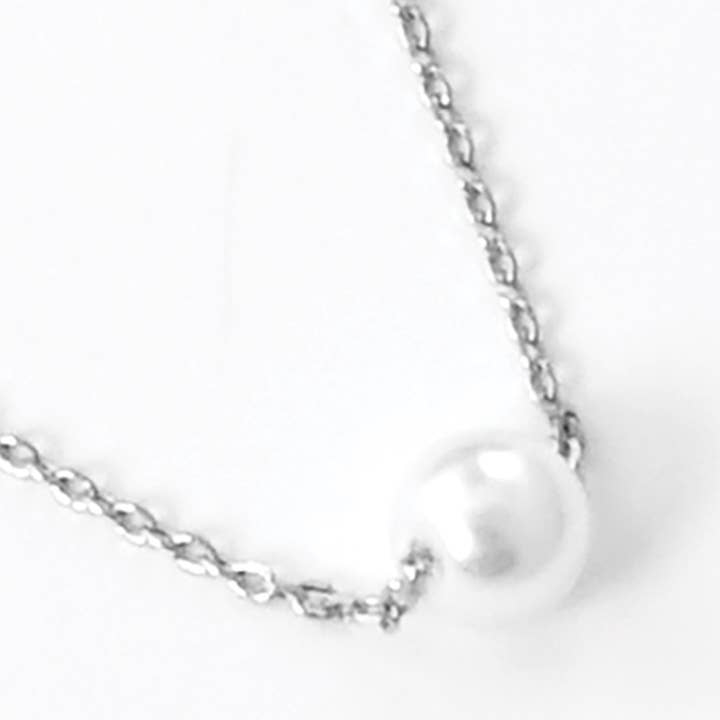 Fashion City - Wholesale Pendant/Charm Necklace - Gold-Dipped Pearl Bridesmaid Necklace