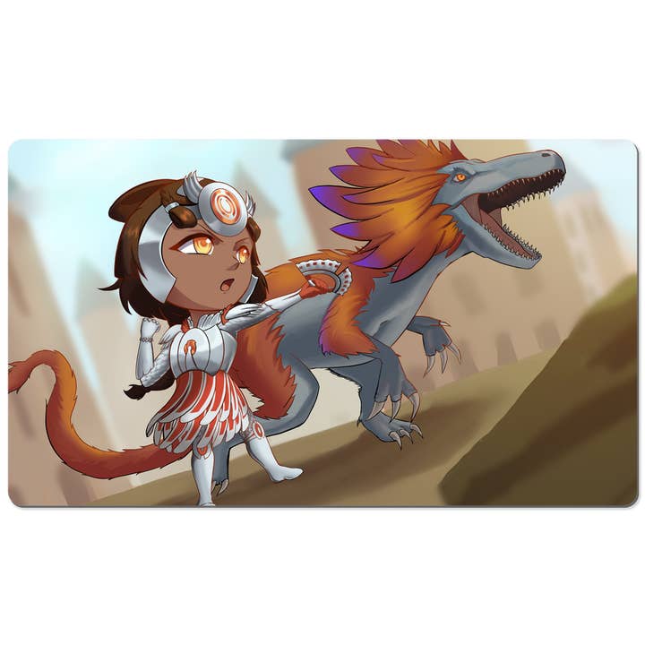 Huatli, Warrior Poet Playmat for wholesale by Mega Chibi