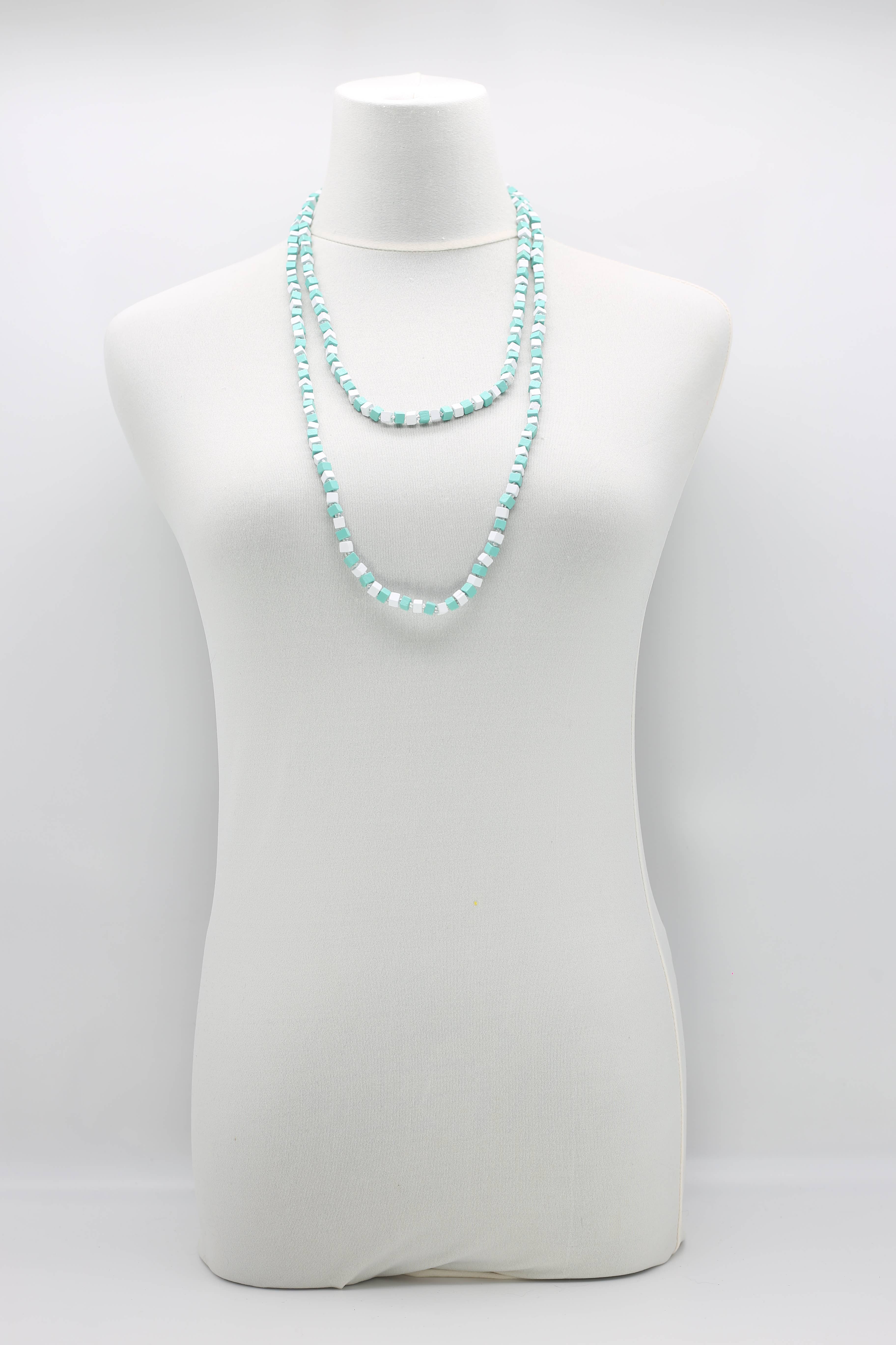 Jianhui London – Engroshandel Perlehalskæde – Den næste Pashmina halskæde Træperler - Mosaic Art3