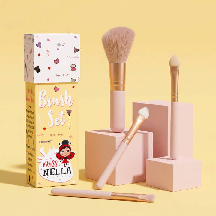 Make Up Brush Set for Kids for wholesale by Miss Nella