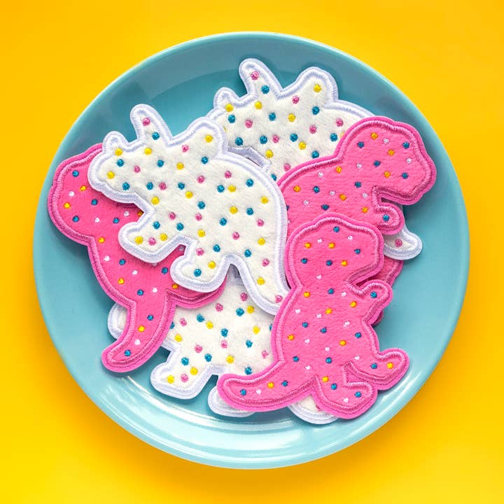 LuxCups Creative - Wholesale Patch - Dino Cookie Patch Set1