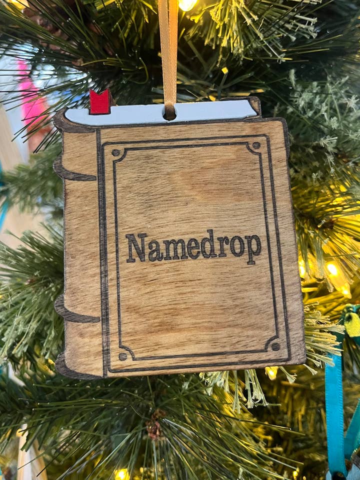 Custom Book Ornament for wholesale by Room To Improve