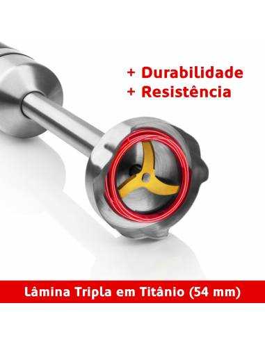 Haeger - Wholesale Kitchen Appliance - HAEGER Ultra Twist 1500 Magic Wand - 1500W, Titanium Blades, Extra Long Stainless Steel Foot4