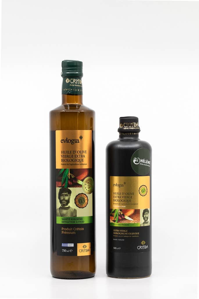 Helene Delices Grecs - Vendita all'ingrosso Olio d'oliva - Olio extravergine di oliva biologico Critida da Creta DOP Messara - 750 ml2