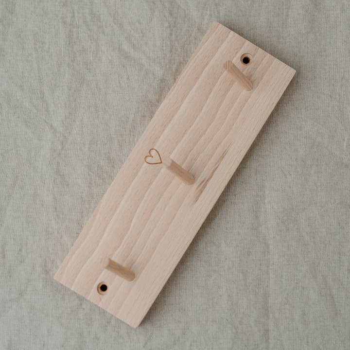 hook strip heart 23cm (PU = 3 pcs) for wholesale by Eulenschnitt