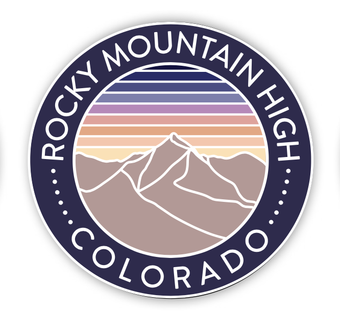 Snow Business USA - Wholesale Sticker - Rocky Mountain High Sticker5