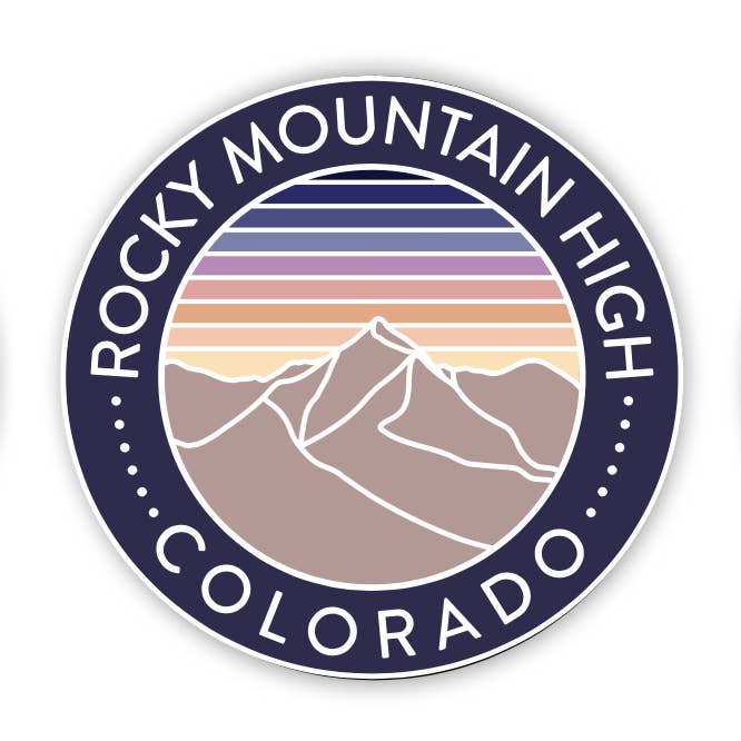 Snow Business USA - Wholesale Sticker - Rocky Mountain High Sticker5