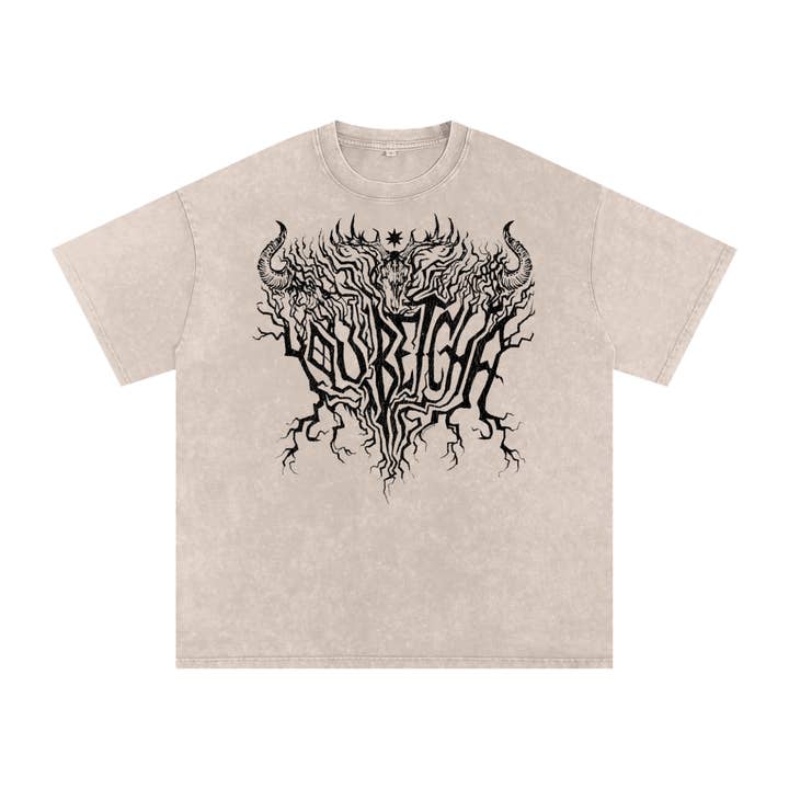 Northern Shredder Acid Wash Oversized Tee for wholesale by Thieves' River