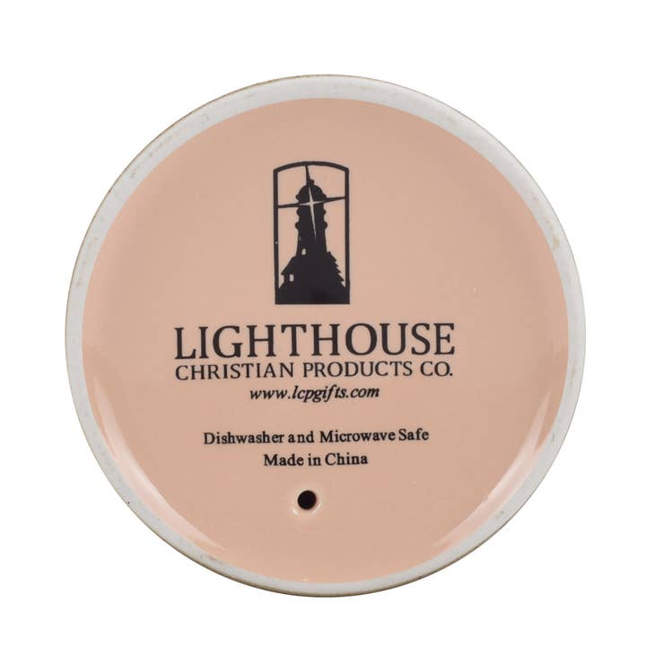 EAST AVENUE - Wholesale Coffee Mug - Loved Textured Blush Pink 12 oz Ceramic Travel Tumbler5