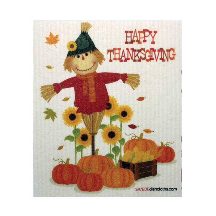 Swedish Dishcloth Thanksgiving Scarecrow for wholesale by SWEDEdishcloths