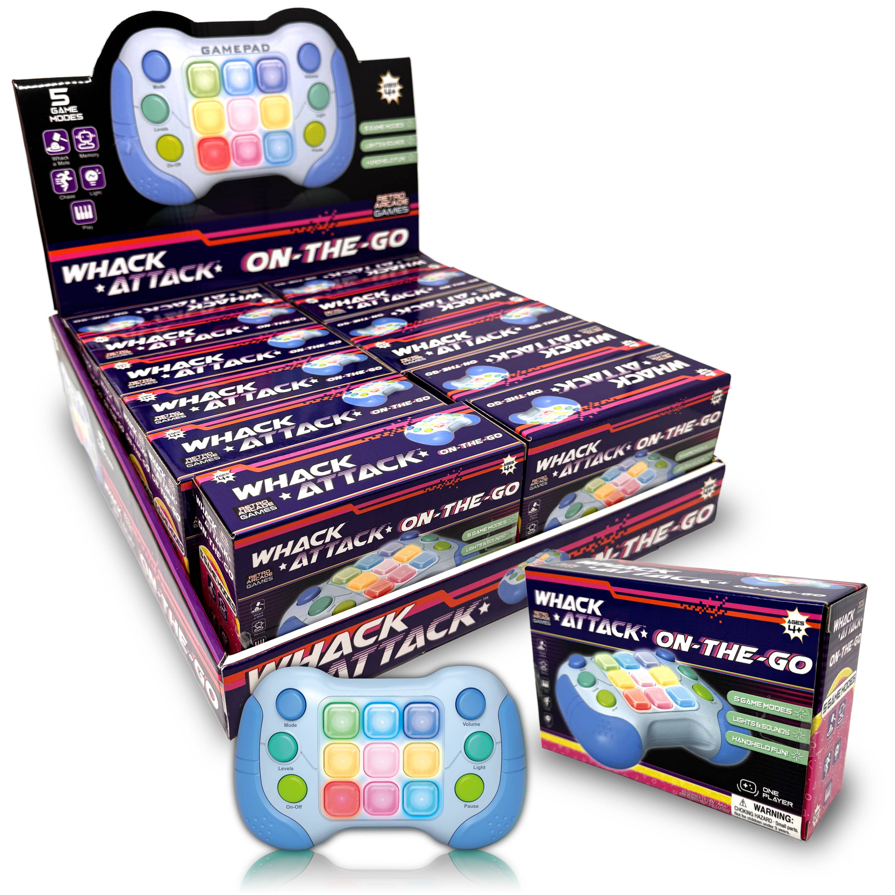 Thin Air Brands - Wholesale Brain Game - Kids - Whack Attack On the Go! Handheld Game7