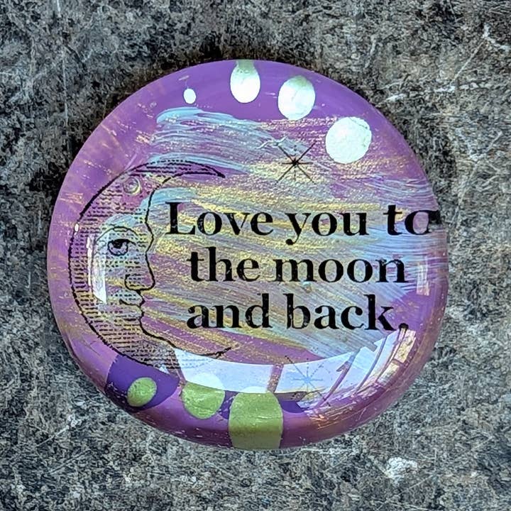 Gather Studios - Wholesale Spiritual Stone/Crystal - Gather Stones - Quotes - Love you to the Moon and Back