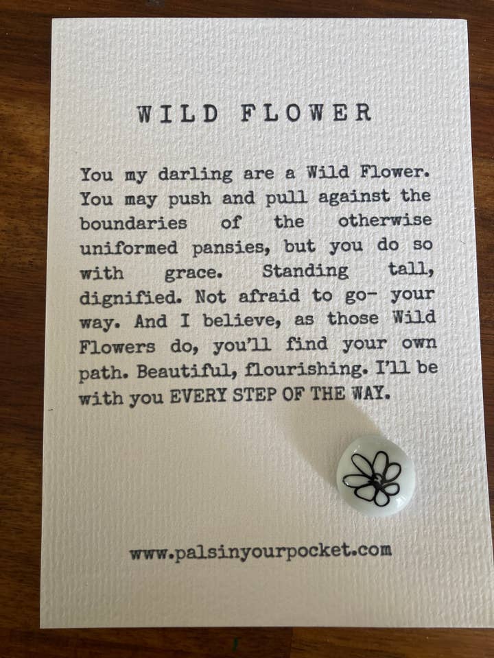 Wilde bloem. Ga ervoor. Bloemenprint. voor wholesale door Pals in your Pocket