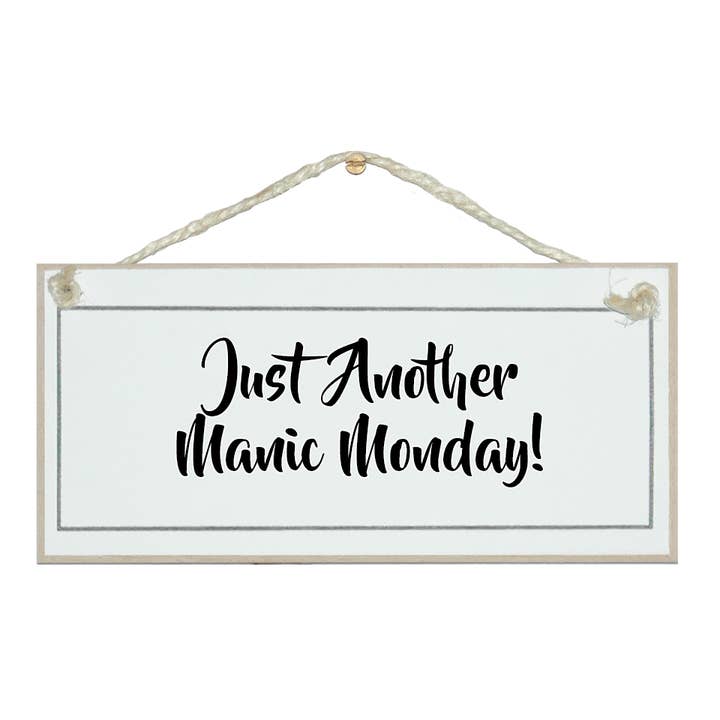 Manic Monday... Signes généraux pour la vente par Crafty Clara