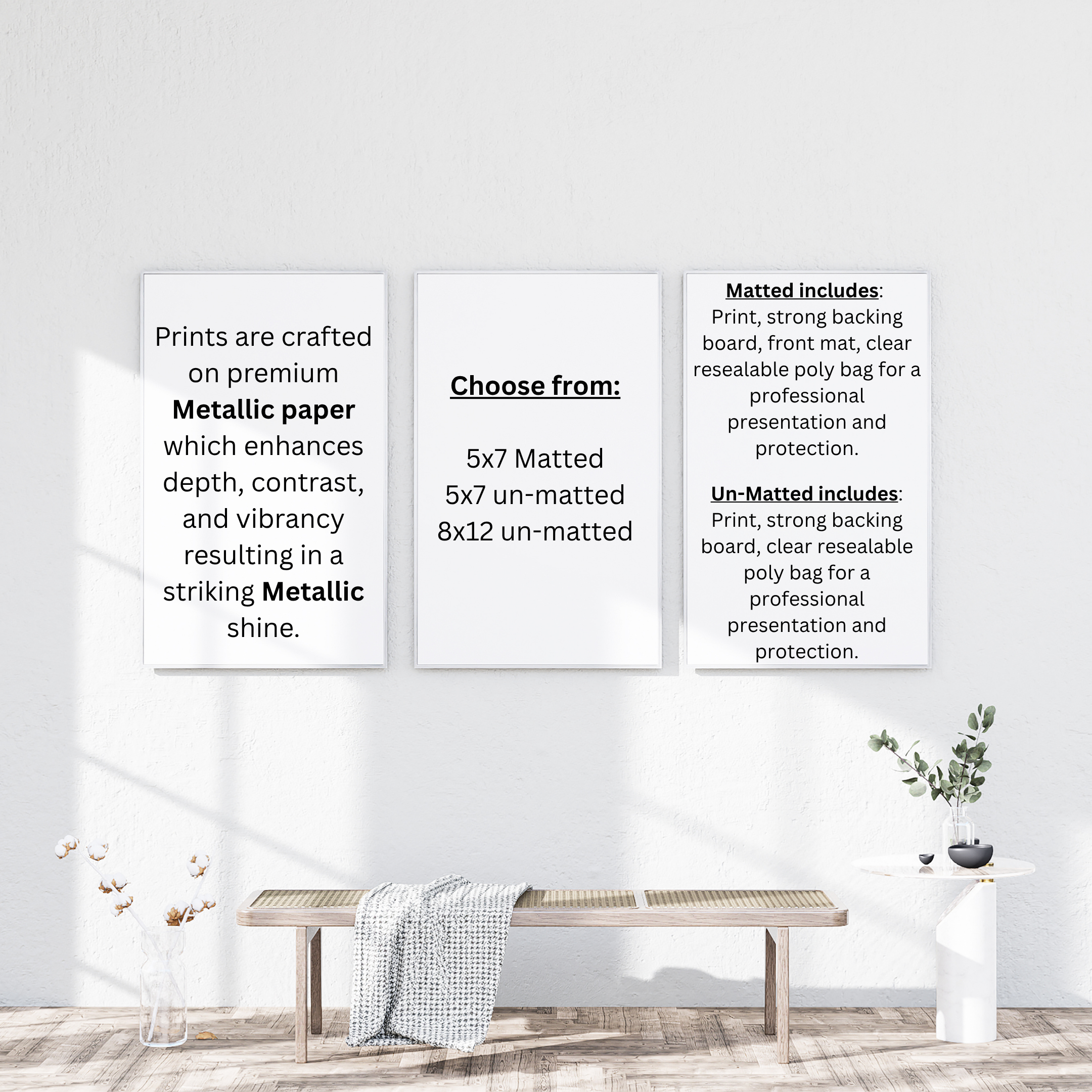 Breaking Rules Photography - Wholesale Art Print - US Flags Metallic Fine Art Print USF042