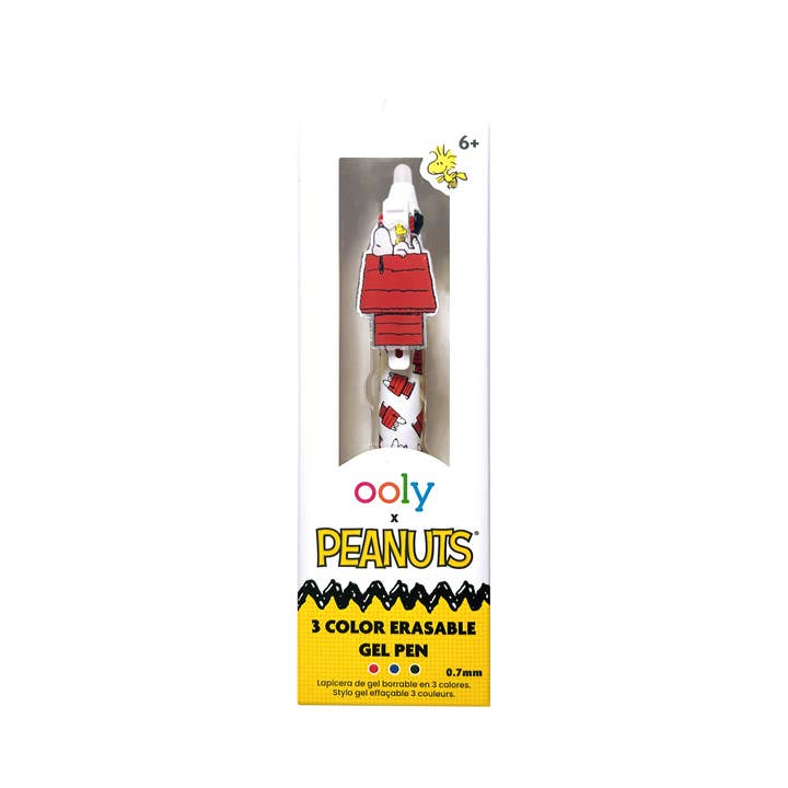 OOLY x Peanuts: Bolígrafo de Gel Borrable de 3 Colores (1 PC) para venta al por mayor de OOLY