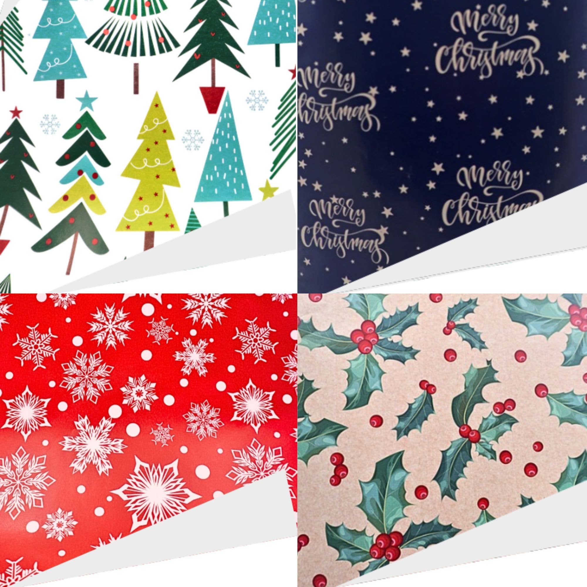 Angels Craft - Wholesale Wrapping Paper Roll - Christmas Wrapping Paper Roll 70cm x 3m – 48 Rolls/PDQ2