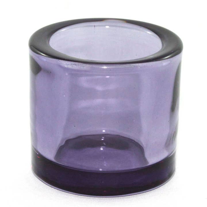 Twilight Collection - Wholesale Candle Holder - Heavy Glass Votive Holder | Violet
