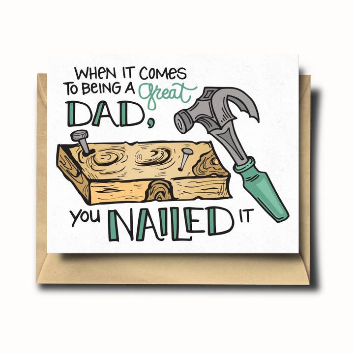 Nailed It Dad Vatertagskarte für den Großhandel von SOMETHING OF A DANDY