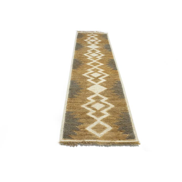 Braided Style Cream 3X10 Modern Jute Sumak Runner Rug for wholesale by Magic Rugs Inc.