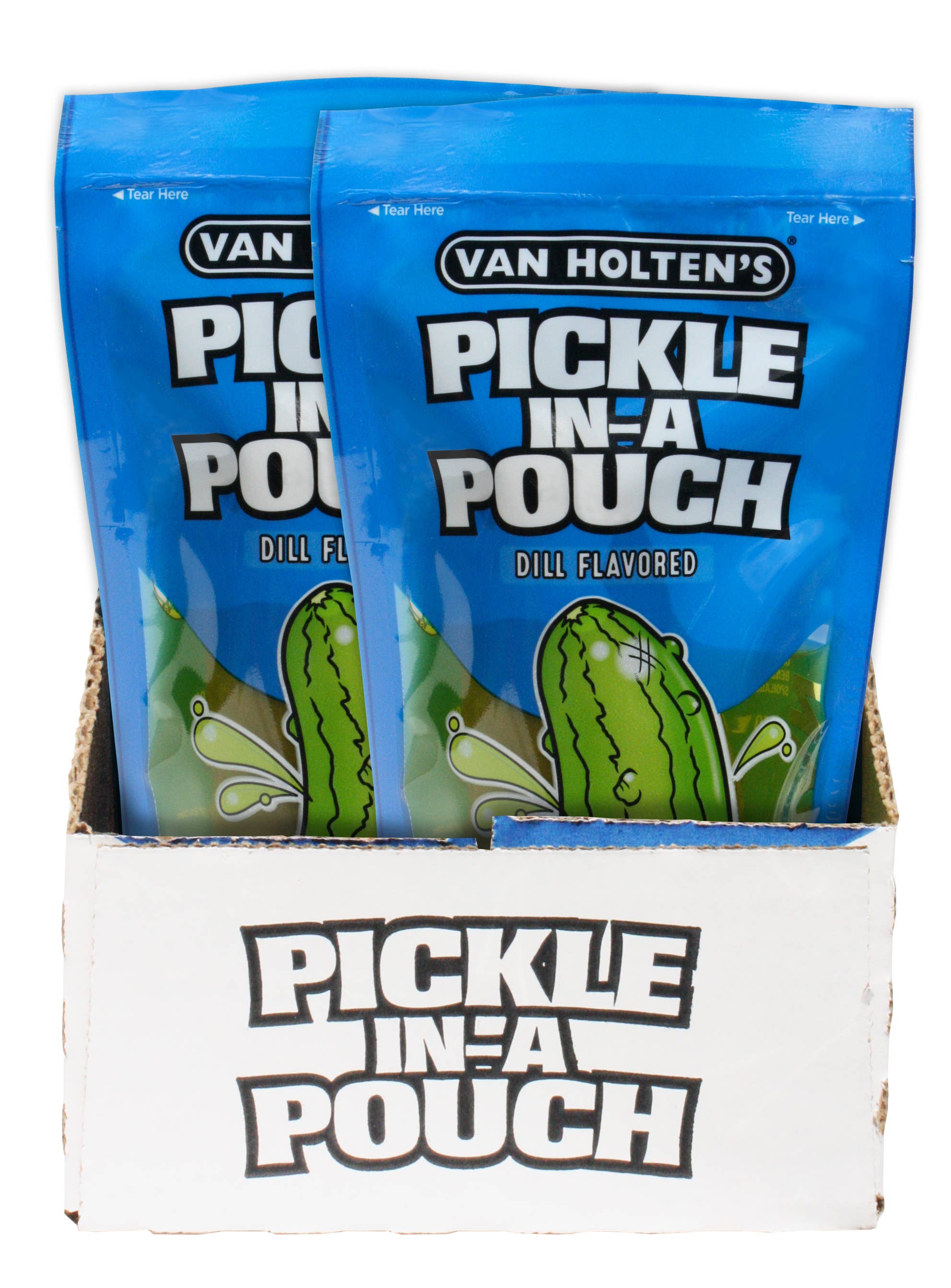 Van Holten's - Wholesale Pickled Vegetables - Van Holten's Large Dill Pickle-In-A-Pouch, 12ct Case3