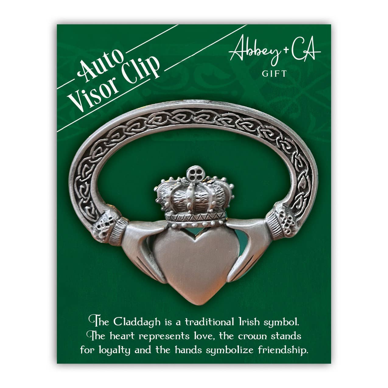 Abbey + CA Gift - Wholesale Visor - Women's - Claddagh Visor Clip2