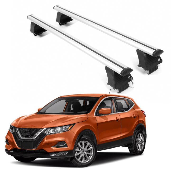 ERKUL Roof Rack Crossbars For NISSAN ROGUE SPORT 2017-2022 Naked Roof Aluminum Silver for wholesale by Erkul Auto USA