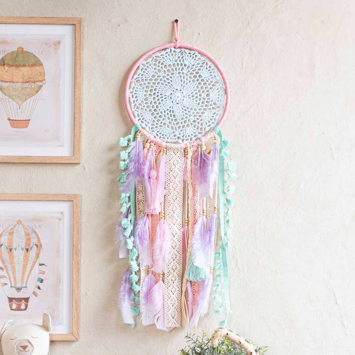 Girls Bedroom Decor Sun catcher Rainbow Dreamcatcher for wholesale by MANIK