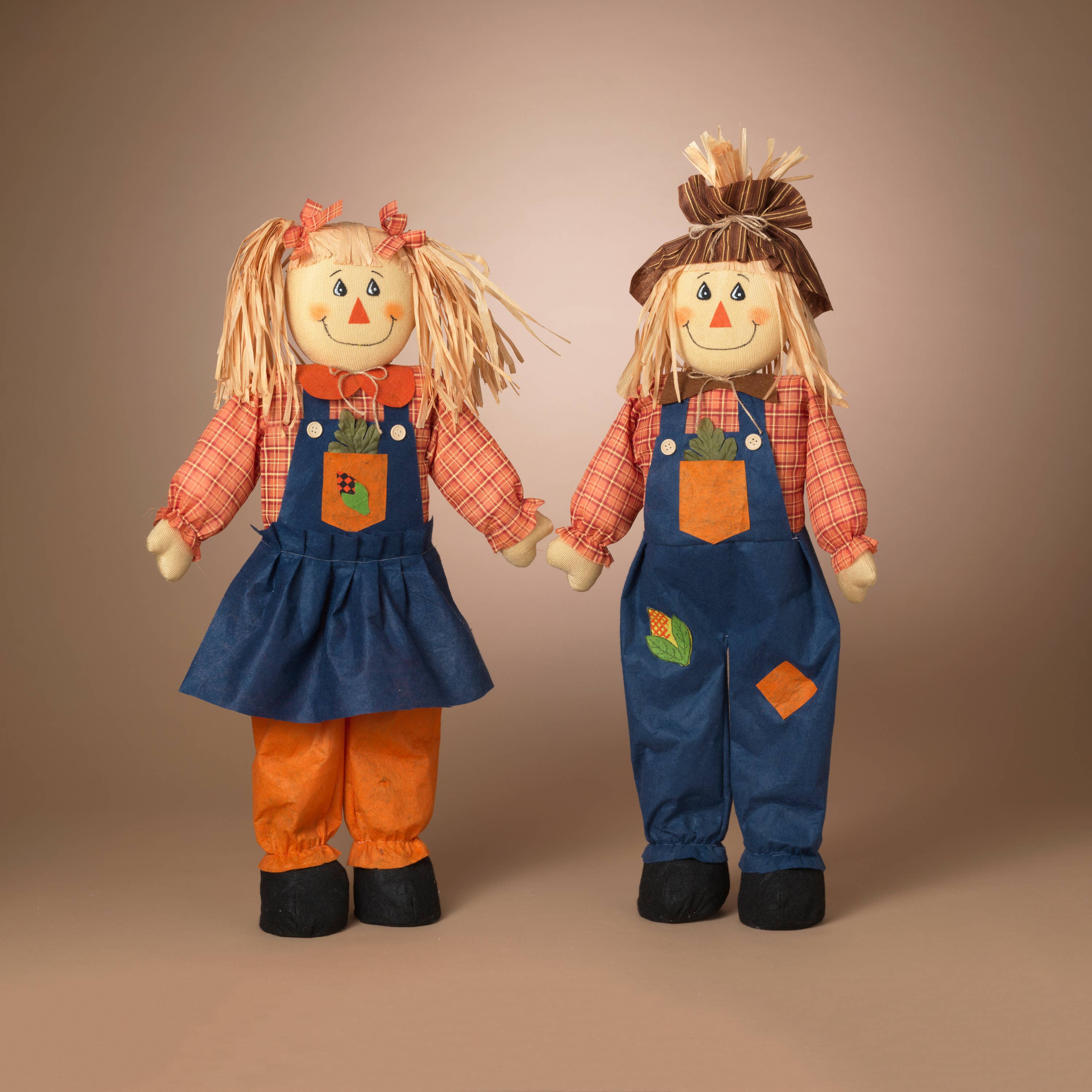 The Gerson Companies - Wholesale Decorative Figurine - Gerson Fall/Harvest 36"H Harvest Scarecrow Figurine, 2 Asst0