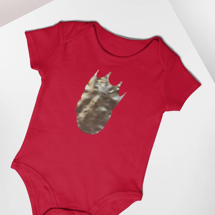 Combinaison Biggie pour bébé Silhouette dorée pour la vente par The Blacknificent