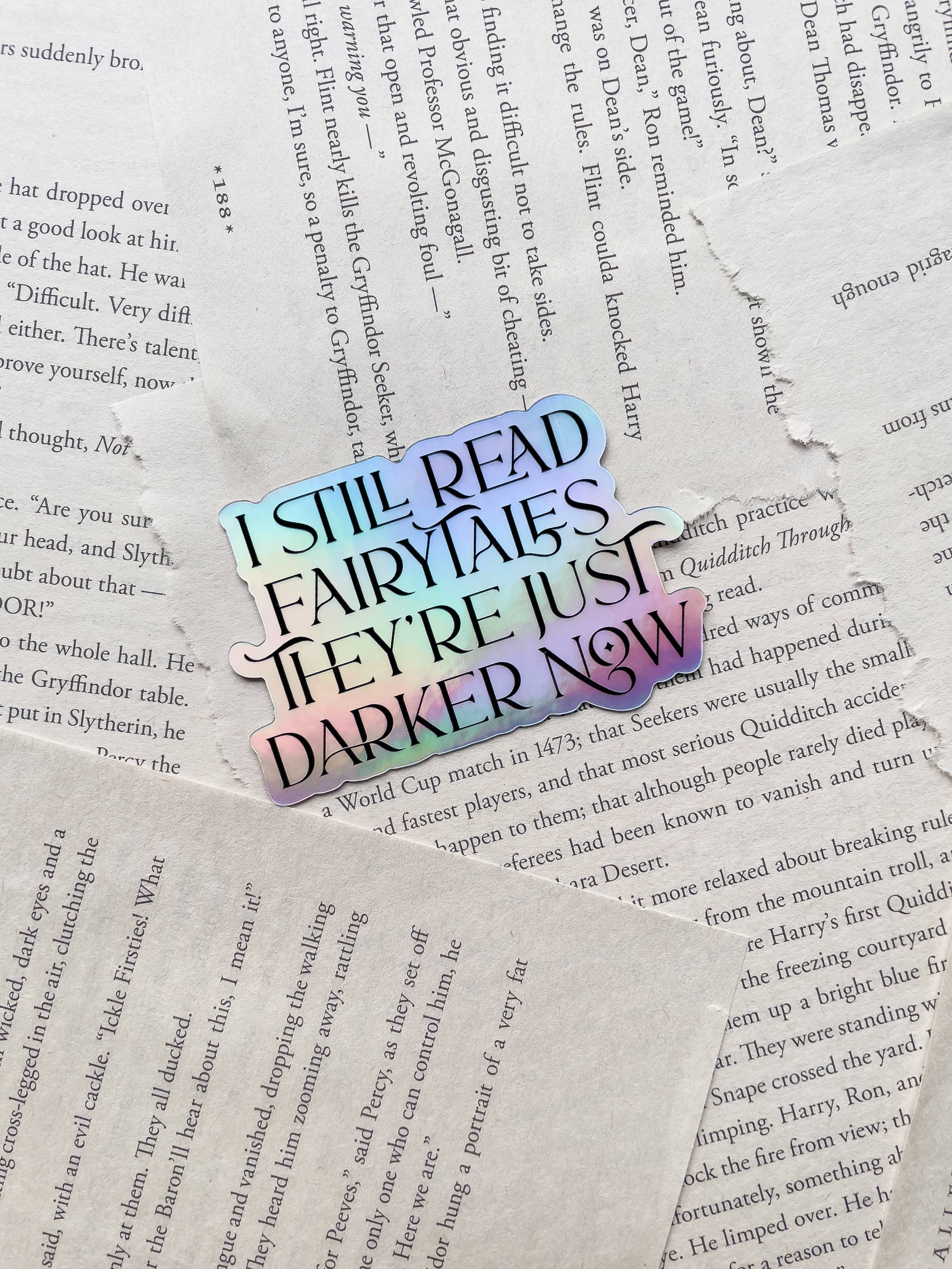 Meaggie Moos - Wholesale Sticker - Darker Fairytales Bookish Reader Waterproof Vinyl Sticker3