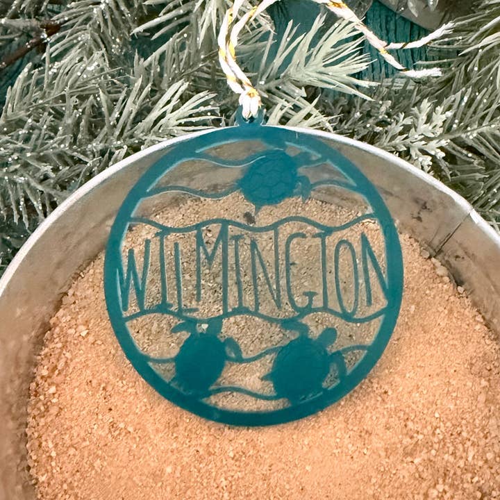 zoo&roo - Wholesale Ornament - Wilmington NC sea turtle coastal handmade Christmas ornament4