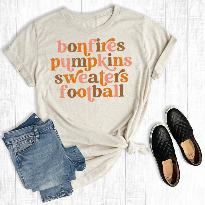 Bonfires Pumpkins Sweaters Football for wholesale by The Way Down South