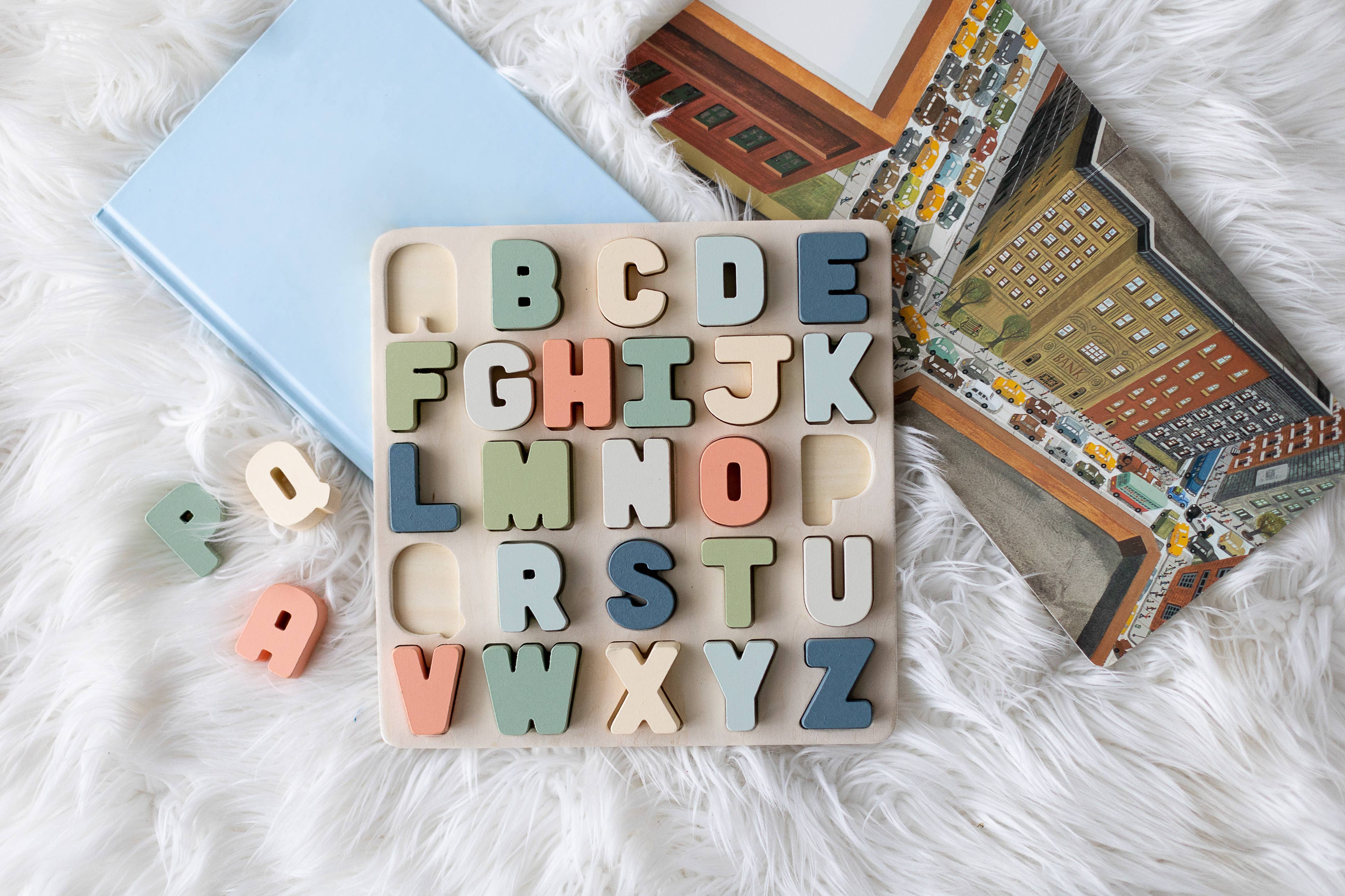 Pearhead - Wholesale Puzzle - Kids - Wooden Alphabet Puzzle, Montessori Learning Toy5