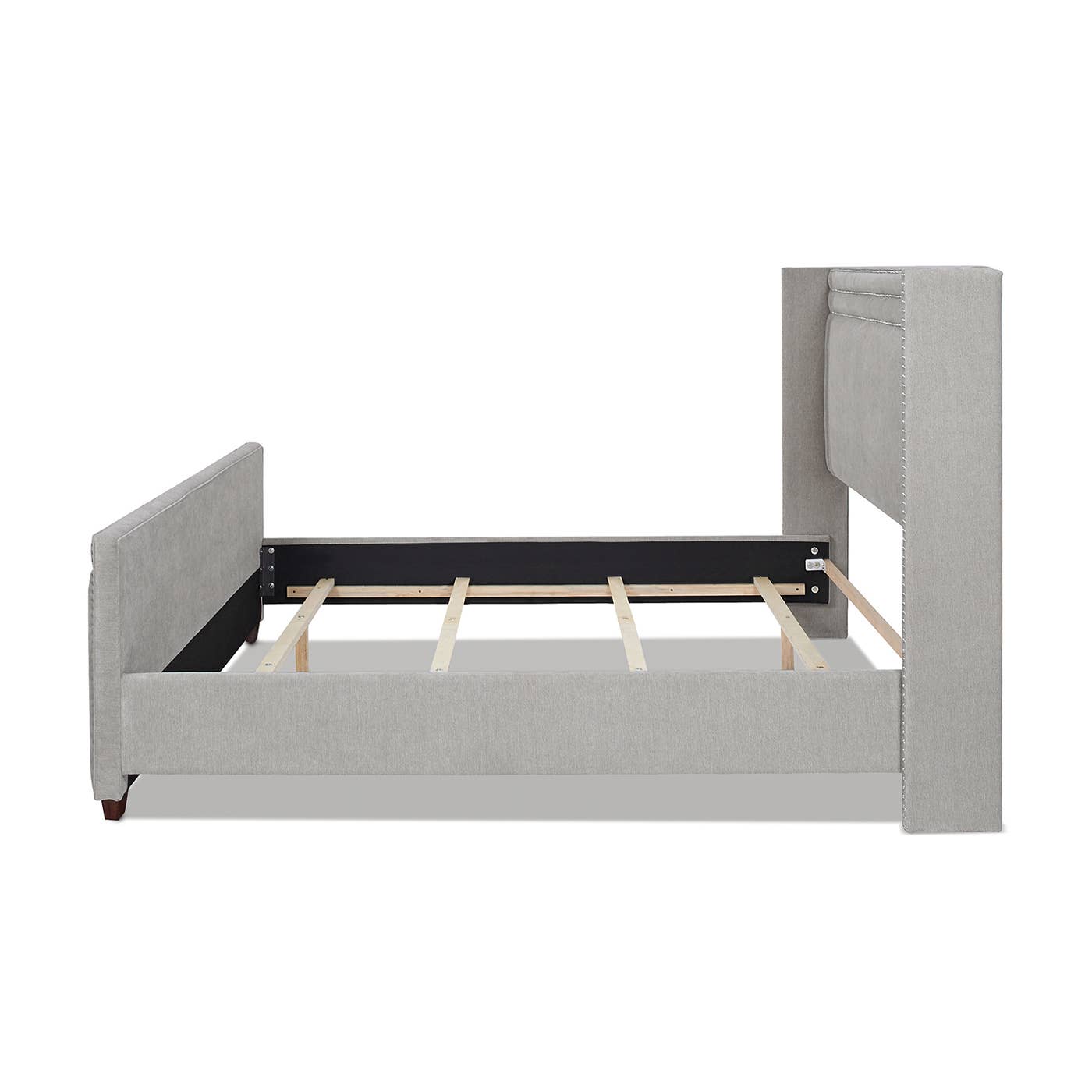 Jennifer Taylor Home - Wholesale Bed - Elle Wingback Upholstered King Bed3