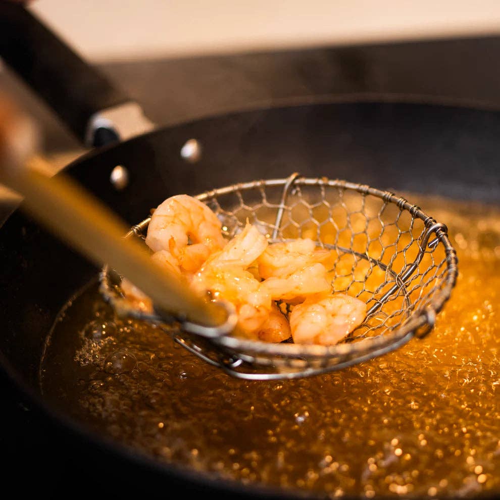 EcoQuality - Wholesale Kitchen Tool/Gadget - J30-0036/J30-0037, 5" & 7" Joyce Chen Stainless Steel Spider Strainer0