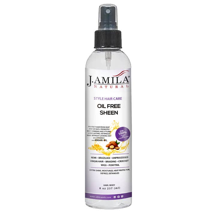 J. Amila Brillance Naturelle Sans Huile avec Huile d'Argan (8oz) pour la vente par UB BRANDS INC