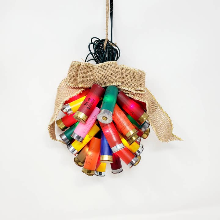 More Than Christmas, Inc - Wholesale String Lights - Shotgun Shell Ristra - 35 Lights - Multi-Color