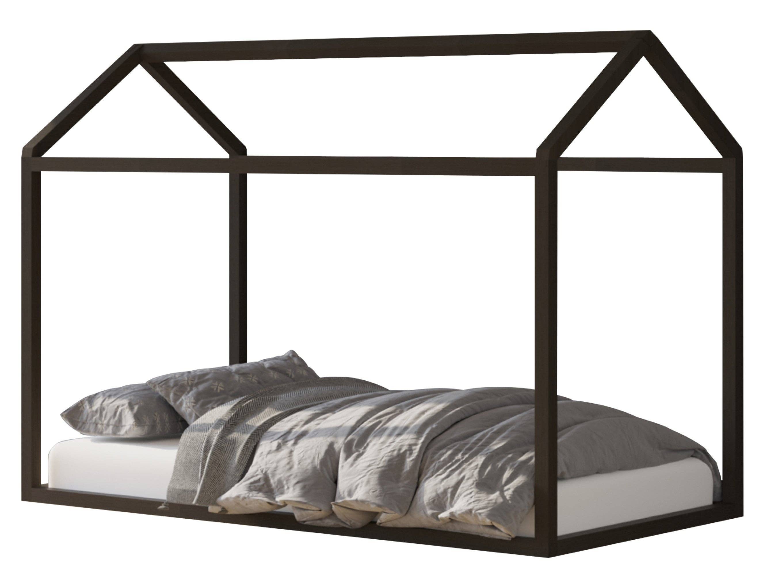Home Design - Wholesale Bed - Kids & Baby - Home Design Perry Twin Solid Wood Canopy Bed Frame4