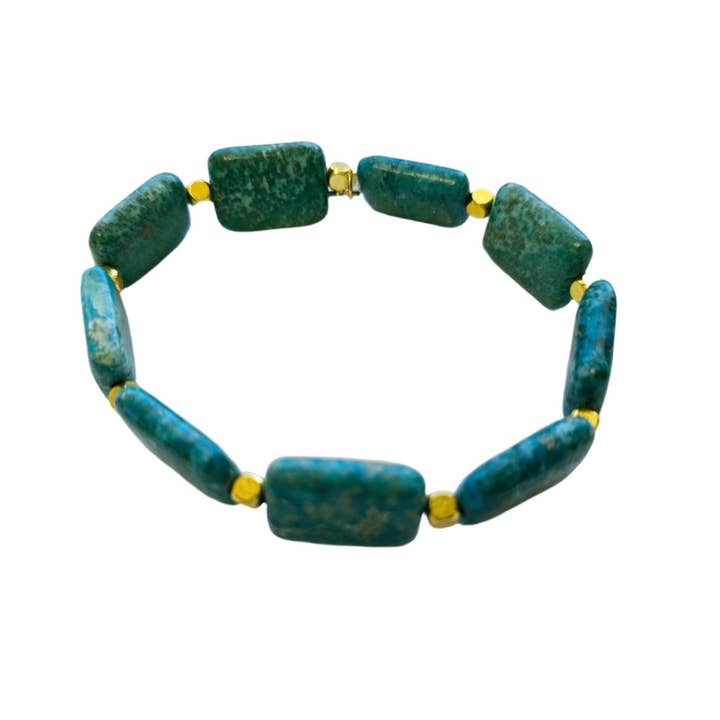 Bracelet Jaspe Vert pour la vente par MINU Jewels