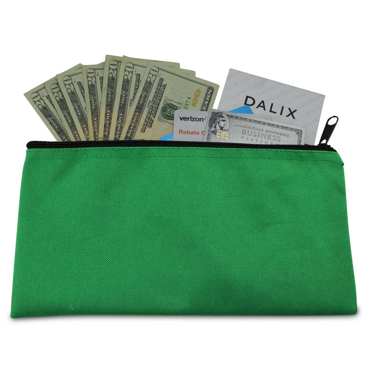 Dalix - Wholesale Pouch - Women's - DALIX Zipper Bank Deposit Money Bags Cash Coin Pouch 6 Pack8