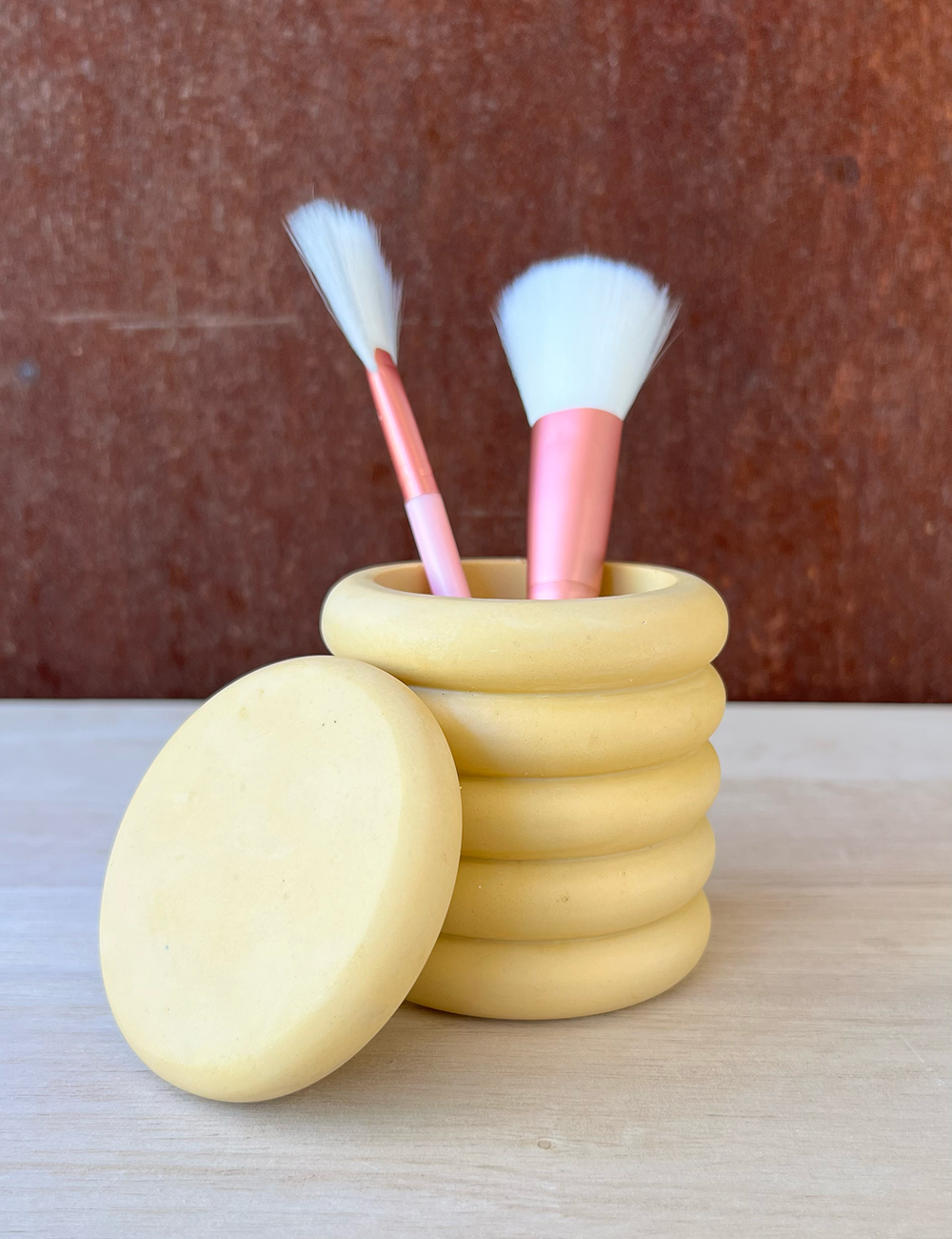 Well Hello Studio - Wholesale Decorative Jar - Earth Tone Bubble Jar1