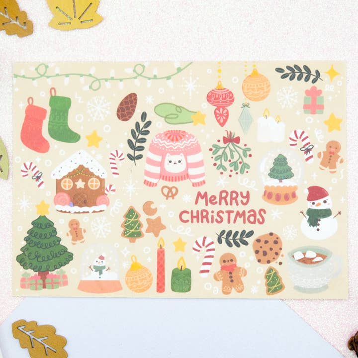 Sparkles in the Wild - Wholesale Christmas Card - Joyeux Noël Carte de Vœux