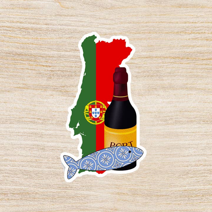 Adhesivo de Portugal, adhesivo para portátil, adhesivo para botella de agua para venta al por mayor de DoubleTake Designs