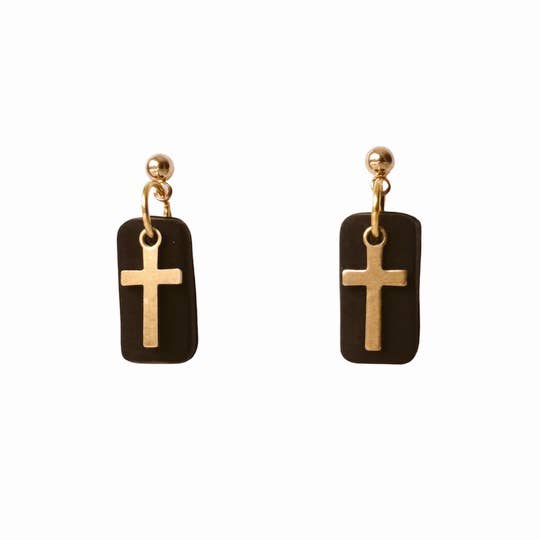 Clay Cross Earrings | Spiritual, Cross, Jewelry, Religious
for wholesale by Sweet Tree