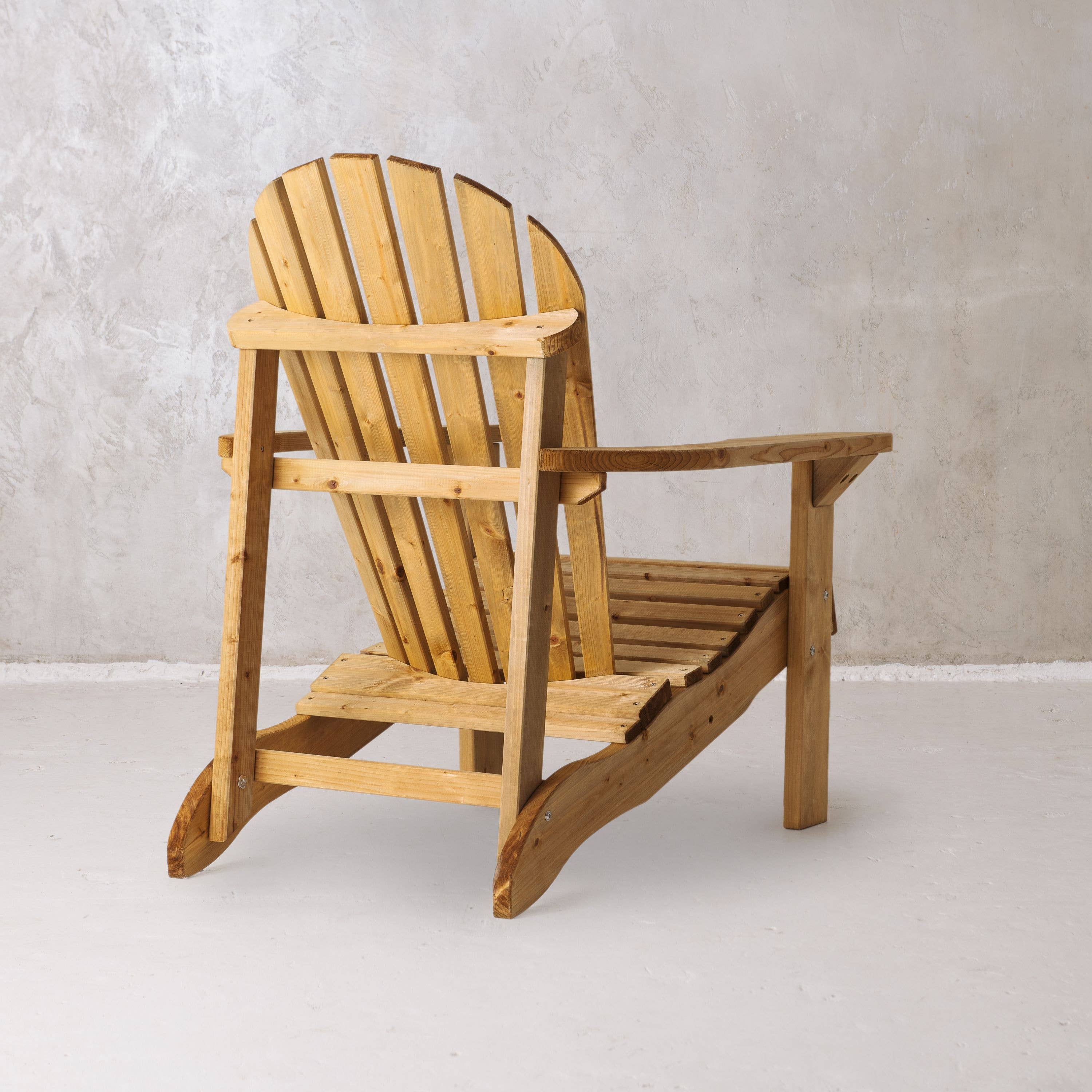 AMATA – Engroshandel Adirondack-stol – Brun træ Adirondack have stol3