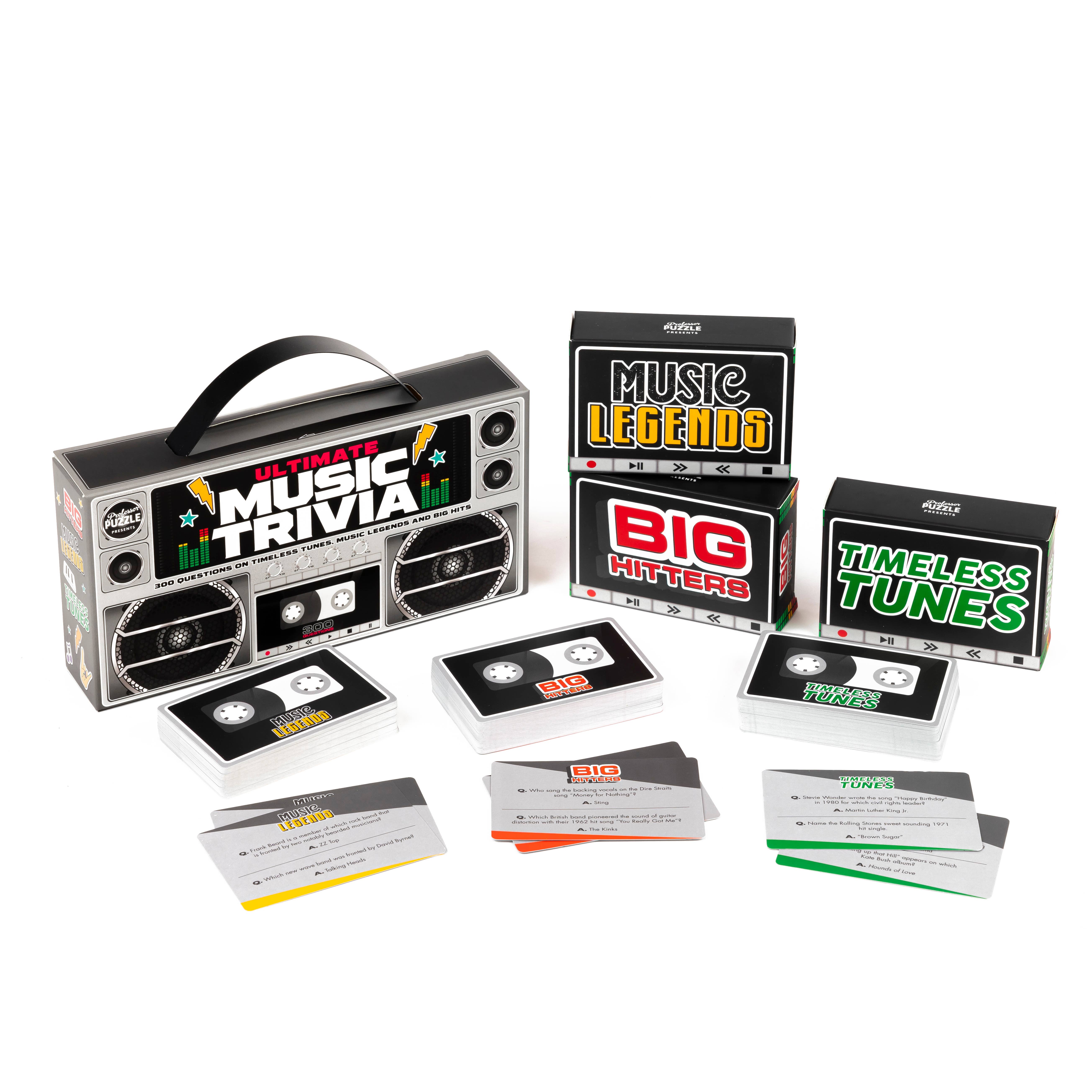 Professor Puzzle USA, Inc. - Wholesale Card Game - Ultimate Music Trivia1