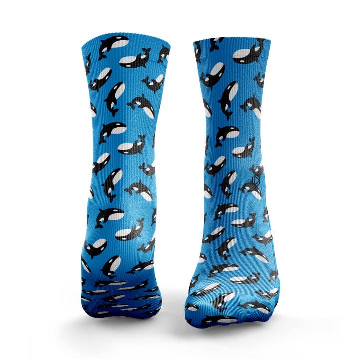 Calzini Happy Orca per la vendita all'ingrosso da parte di HEXXEE