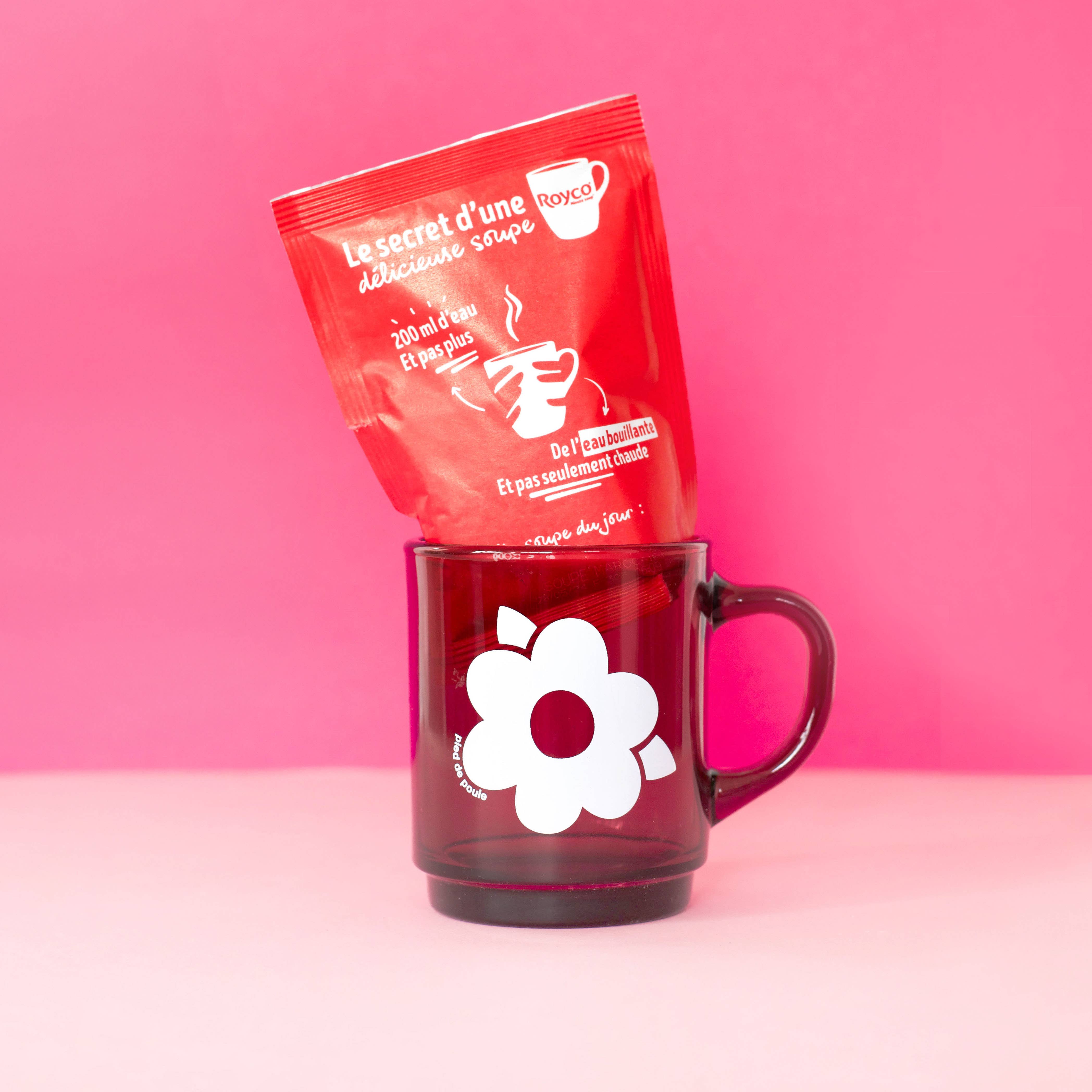 Pied De Poule - Wholesale Coffee Mug - Duralex mug - “RETRO” PLUM5